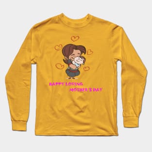 Happy Lovely Mothers Day Long Sleeve T-Shirt